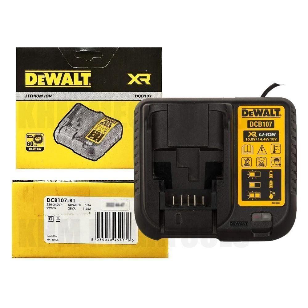 Dewalt DCB107 10.8V / 18V / 20V Multi Voltage XR Battery Charger - KHM Megatools Corp. Dewalt DCB107 10.8V / 18V / 20V Multi Voltage XR Battery Charger - KHM Megatools Corp.